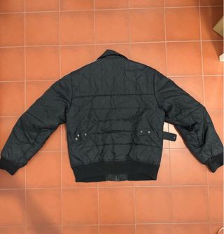 Chaqueta Bomber Moto Boxy fit Negra y Roja