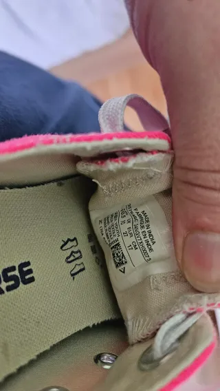 Zapatillas Converse Niña Talla 27 Rosa