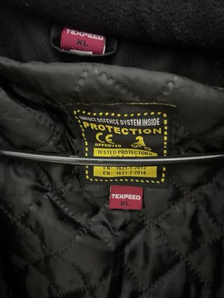 Chaqueta Moto Mujer Negra