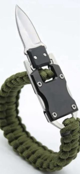 Pulsera Paracord Supervivencia hecha a mano