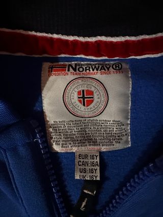 Sudadera Geographical Norway Azul
