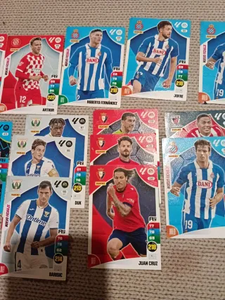 Lote de cromos de fútbol
