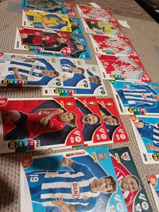 Lote de cromos de fútbol