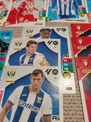 Lote de cromos de fútbol