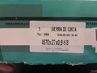 Sierra de Cinta Bi-Metal