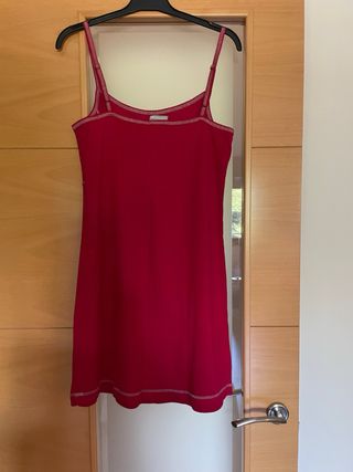 Conjunto camisola y chaqueta roja