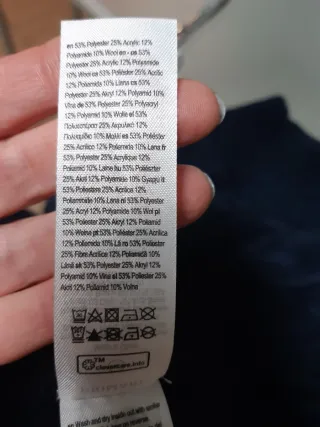 Camisola azul Primark 10% lã