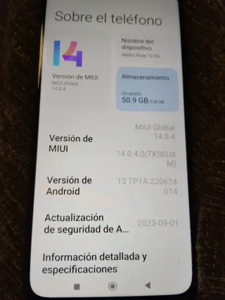 Xiaomi Redmi Note 10 5G 128GB Azul