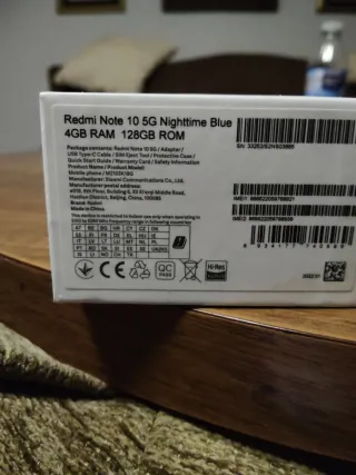 Xiaomi Redmi Note 10 5G 128GB Azul