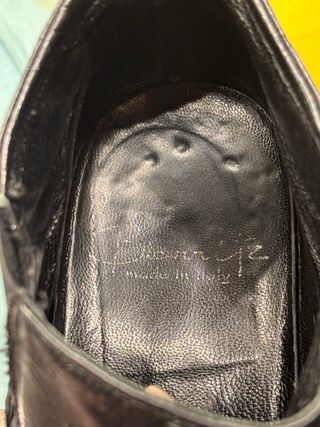 2 paia scarpe uomo vintage pelle