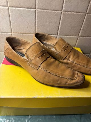 2 paia scarpe uomo vintage pelle