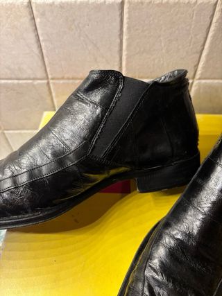 2 paia scarpe uomo vintage pelle