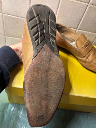 2 paia scarpe uomo vintage pelle