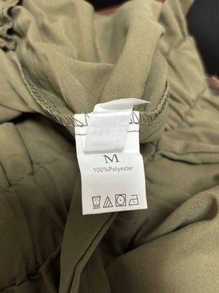 Pantalón corto mujer talla M verde oliva