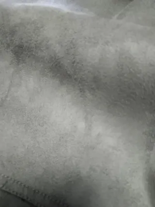 Cazadora Bomber Ante Gris Talla XXL