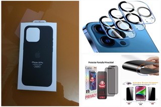 Pack Funda Apple iphone 16 Pro + Protectores