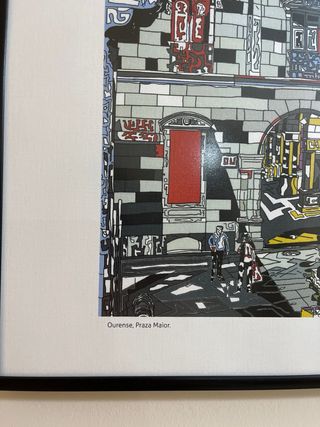 Cuadro Ourense, Praza Maior de Rafael Cachaldora