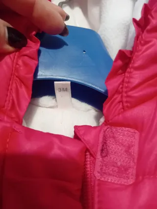 Tuta da neve bambina rosa 3 mesi