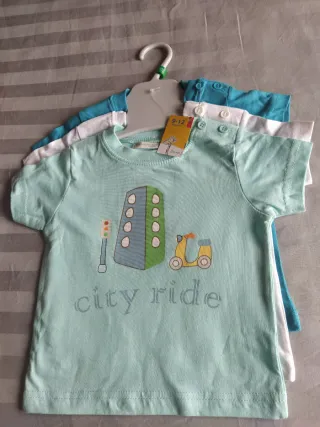 Lote 3 Camisetas Bebé City Ride
