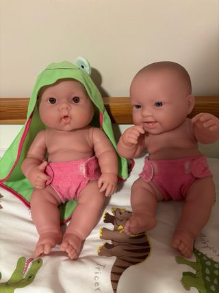 Lote de 2 muñecos bebé