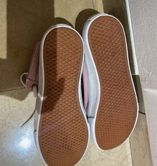Zapatillas Vans rosas altas talla 36