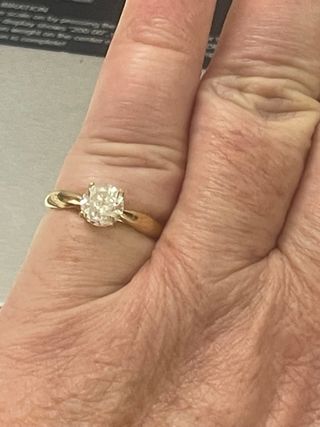 Anillo Oro 18k Diamante Natural 1.11 Ct