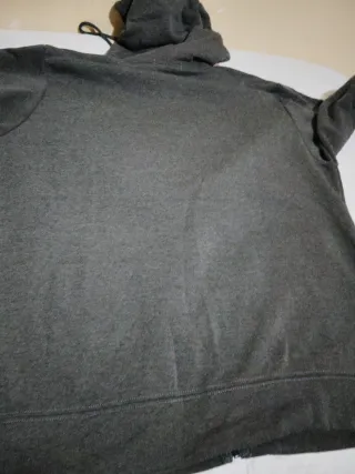 Chaqueta Sudadera Hombre Gris Cremallera