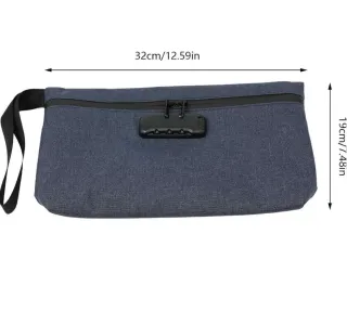 Bolsa con candado y correa