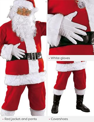 Disfraz Papa Noel Deluxe Rubies Talla Única