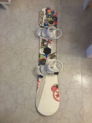 Tabla Snowboard Atomic 150 + Fijaciones Salomon