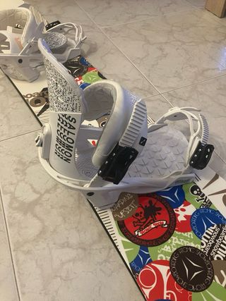 Tabla Snowboard Atomic 150 + Fijaciones Salomon