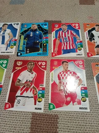 Lote de cromos de fútbol