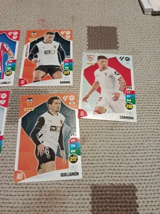 Lote de cromos de fútbol