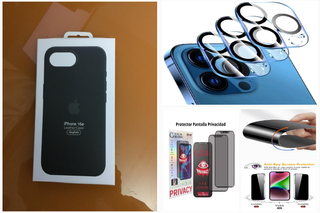 Pack Funda Apple iphone 16e + Protectores