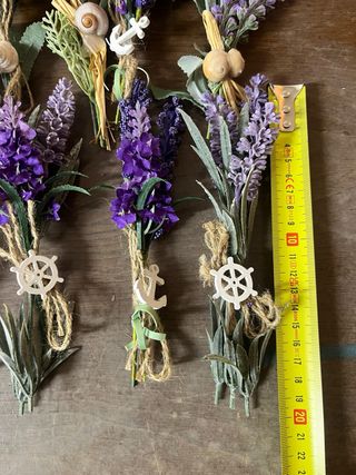 10 Mazzolini Finta Lavanda Matrimonio (Set A)