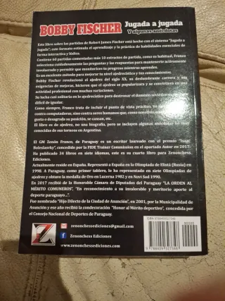 Libro de ajedrez de Bobby Fischer Jugada a jugada