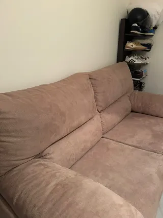 Sofá de 2 plazas beige