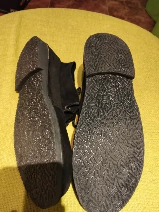 Botines ante negros talla 42