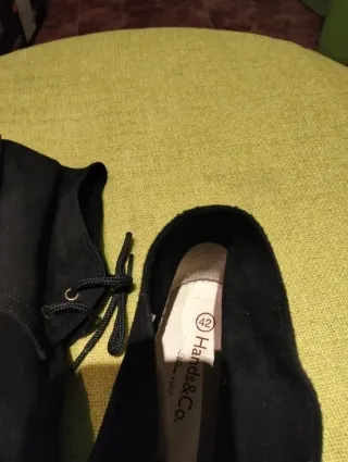 Botines ante negros talla 42