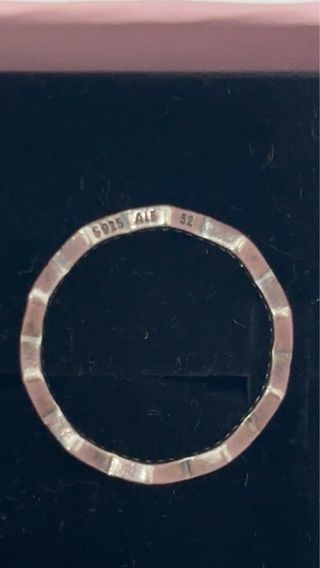 Anillo zigzag Pandora plata