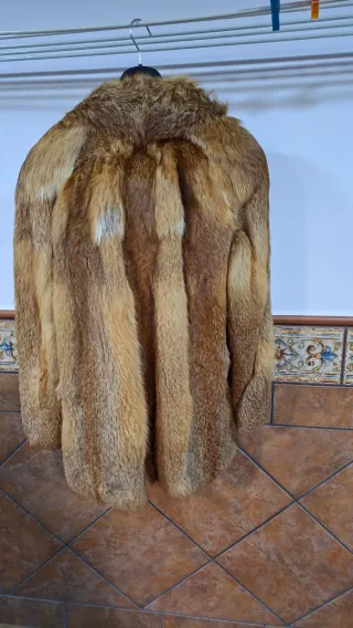 Chaquetón Piel Zorro alta calidad peleteria Mujer