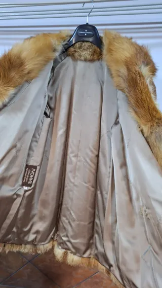 Chaquetón Piel Zorro alta calidad peleteria Mujer