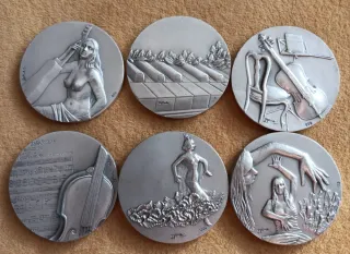 Medallas Músicos Españoles - Colección 6 Grandes