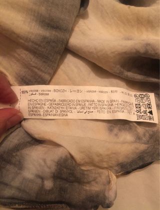 Vestido Zara Tie-Dye Largo