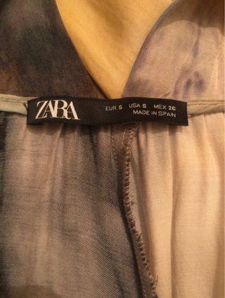 Vestido Zara Tie-Dye Largo