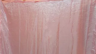 Cortina rosa con mariposas