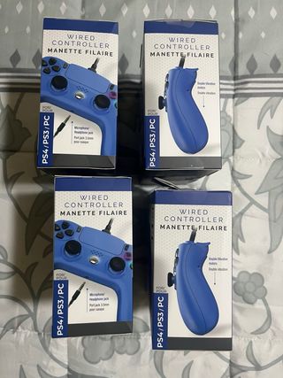 4 Mandos Freaks PS4/PS3/PC Azul