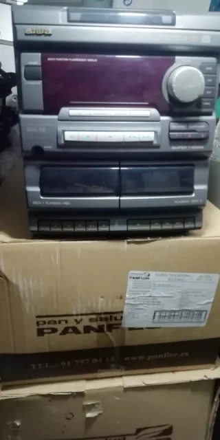 Minicadena Aiwa NSX-59 Plata