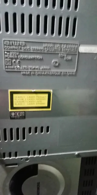 Minicadena Aiwa NSX-59 Plata