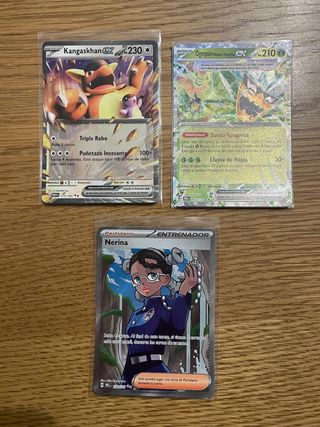 Lote 3 Cartas Pokémon
